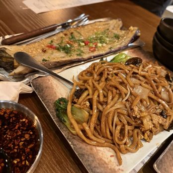 Friendship Foods BBQ - Garlic Eggplant and Fried Noodle - Barbeque Near Me - Seattle, Washington Friendship Foods BBQ - Garlic Eggplant and Fried Noodle - Barbeque Near Me - Seattle, Washington