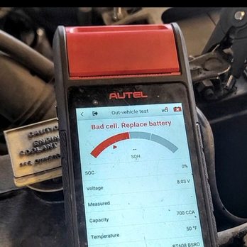 Firestone Complete Auto Care - After the battery test was done they could see right there it was a bad cell definitely need replacing - Tires Near Me - Bolingbrook, Illinois