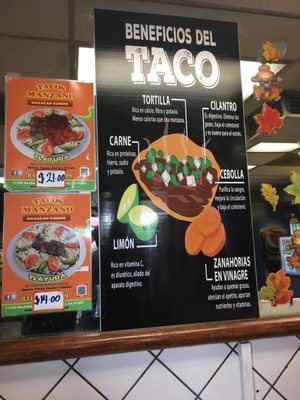 Menu photo 5 Tacos Manzano North Hollywood, CA