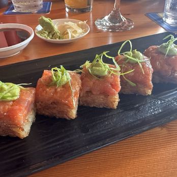 The Sandbar - Spicy tuna crispy rice - so good! - Food Court Near Me - Long Beach, Washington