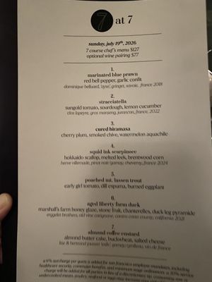 Menu photo 1 7 Adams San Francisco, CA Menu photo 1 7 Adams San Francisco, CA