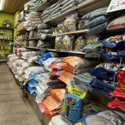 Chapon's Greenhouse & Supply - Bird food selection