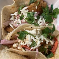 Fish Place - Grilled reddish tacos