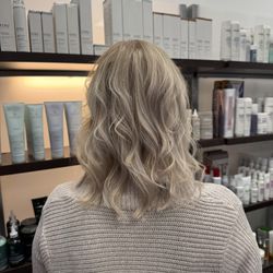 Aurelio Salon & Spa - Blonde highlights and soft waves -- Aurelio Salon & Spa, Howell NJ