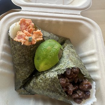 Oori Triangles - Spicy ahi tuna + short rib - Korean Near Me - Oakland, California