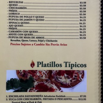 La Nueva Fogata - a menu for a restaurant - Salvadoran Near Me - Van Nuys, California La Nueva Fogata - a menu for a restaurant - Salvadoran Near Me - Van Nuys, California