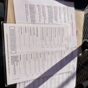Charley's Waterfront Cafe - Menu - Wine Bars Near Me - Farmville, Virginia