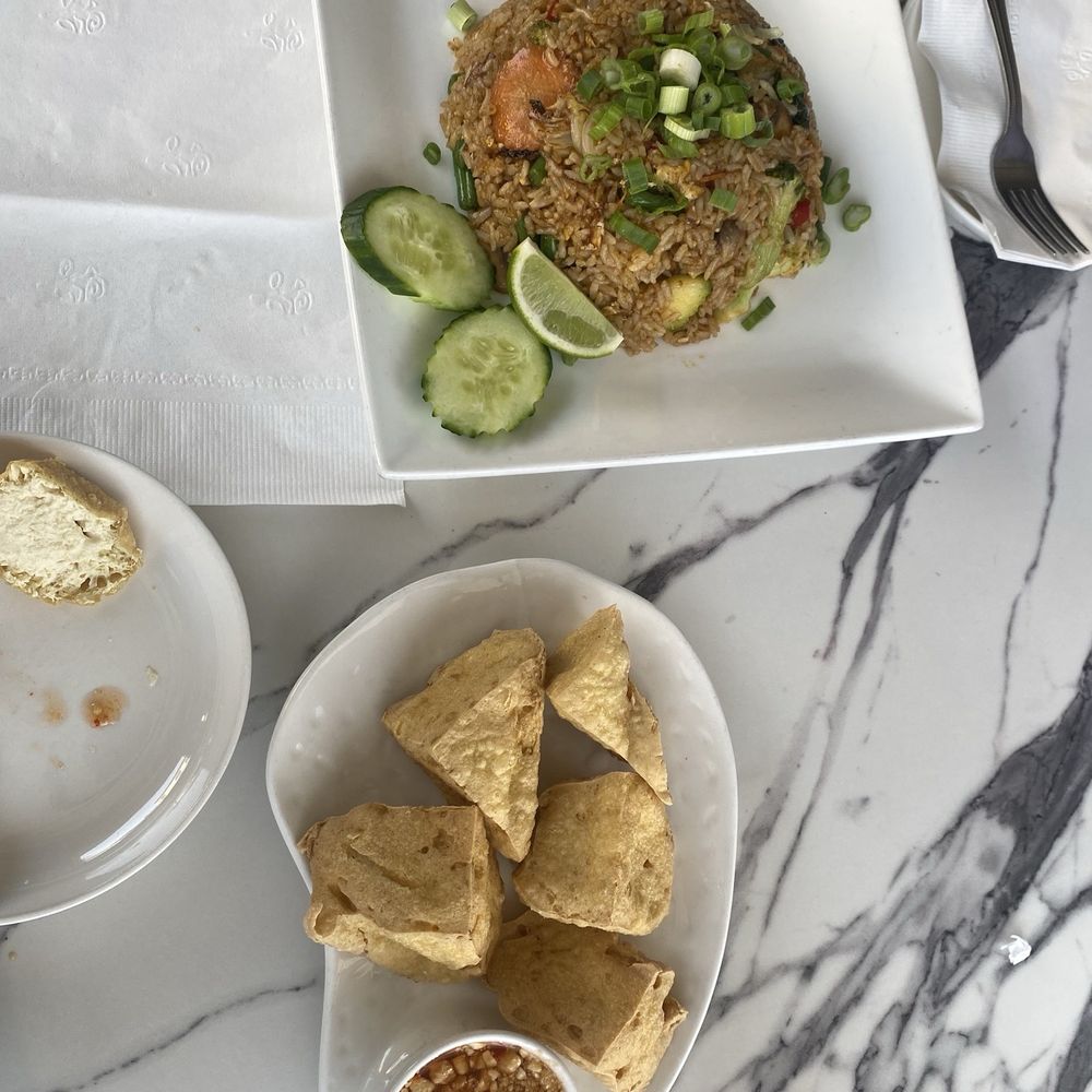 Tasty Thai - A15 Crispy Fried Tofu 6 Tom kha FR6. Tom Yum Fried Rice - Thai Near Me - New York, New York
