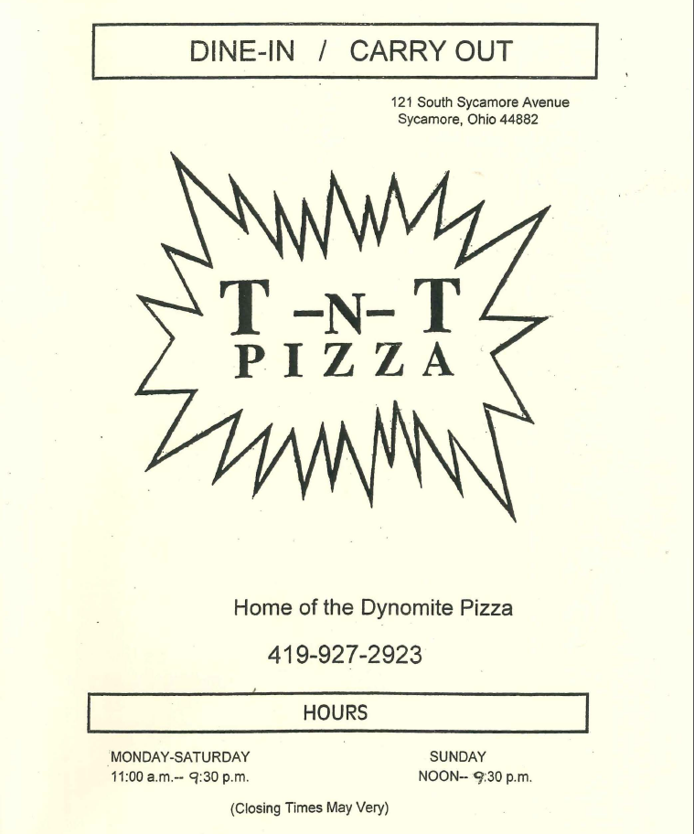 T-N-T Pizza Logo