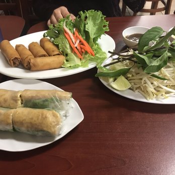 Pho Doa - Cardboard tofu, lettuce salad, and only one small plate of veg for the pho even though we ordered two pho! - Vietnamese Near Me - Murrieta, California