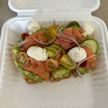 Hudson & Nash - Smoked Salmon Lox Toast - New American Near Me - San Diego, California Hudson & Nash - Smoked Salmon Lox Toast - New American Near Me - San Diego, California
