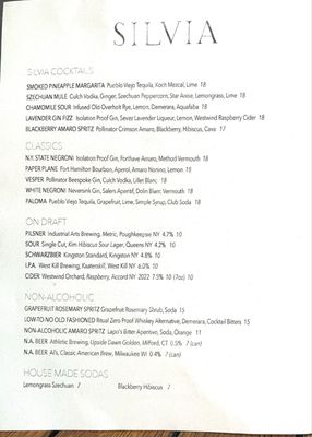 Menu photo 2 SILVIA Woodstock, NY