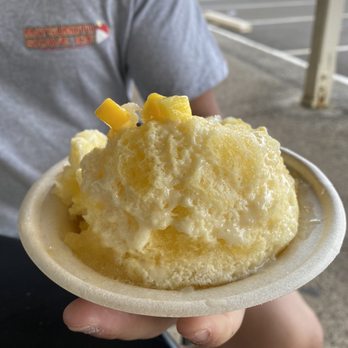 Wailua Shave Ice - Mango shave ice - Shaved Ice Near Me - Kapaa, Hawaii