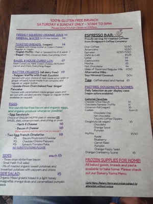 Menu photo 8 Wheat's End Cafe & Bakery Chicago, IL