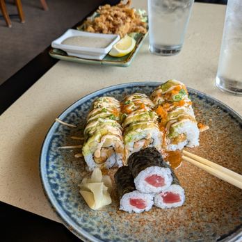 Kintaro Sushi Bar - Lunch set A (yea I hate before I got to take the picture) - Sushi Bars Near Me - Elk Grove, California Kintaro Sushi Bar - Lunch set A (yea I hate before I got to take the picture) - Sushi Bars Near Me - Elk Grove, California