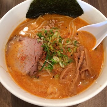 Ren's Ramen - Bakudan ramen with miso base. I also added some pepper flakes! - Ramen Near Me - Wheaton, Maryland Ren's Ramen - Bakudan ramen with miso base. I also added some pepper flakes! - Ramen Near Me - Wheaton, Maryland