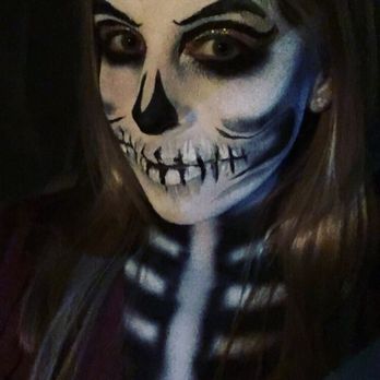 Lady Glitter - Awesome glittery skeleton - Henna Artists Near Me - Los Angeles, California