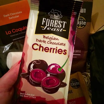 Bite to Savour - Forest Feast dark chocolate cherries (I will share them with NO ONE - ALL FOR ME!) - Chocolatiers & Shops Near Me - Belfast, BFS