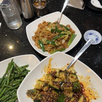 Jade Dumpling & Noodle House - Cucumber salad  Garlic Stir Fry String Bean  Chicken Fried Noodles - Dim Sum Near Me - Eugene, Oregon