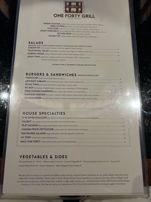 Menu photo 3 One Forty Grill Auburn, AL Menu photo 3 One Forty Grill Auburn, AL