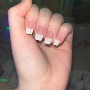 Pensee Nails and Spa - Tacky white plastic tip, almost half my nail: not the tip! - Nail Salons Near Me - University Place, Washington Pensee Nails and Spa - Tacky white plastic tip, almost half my nail: not the tip! - Nail Salons Near Me - University Place, Washington