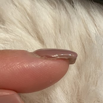 Nail Bar & Spa - Lumpy gel not even on the whole nail - Nail Salons Near Me - Hesperia, California