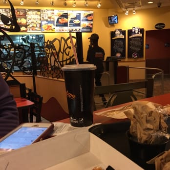 Taco Bell - I guess that's an employee seat he sat there about 20 minutes - Fast Food Near Me - Acworth, Georgia