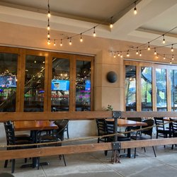 The Lodge Sports Grille - Hours say open, but weird thing is that no one's here because they aren't actually letting people in.