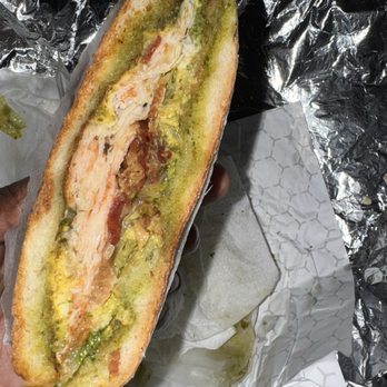 Palm Tree Gourmet - Boar's Head Cracked Pepper Mill- no tomatoes, added extra pesto and brown mustard - Coffee & Tea Near Me - Philadelphia, Pennsylvania Palm Tree Gourmet - Boar's Head Cracked Pepper Mill- no tomatoes, added extra pesto and brown mustard - Coffee & Tea Near Me - Philadelphia, Pennsylvania