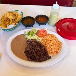 Estrella Restaurant - Barbacoa plate. Best ever!