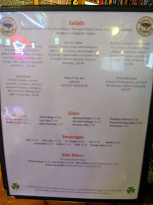 Menu photo 1 Bailey’s Irish Pub Leavenworth, KS Menu photo 1 Bailey’s Irish Pub Leavenworth, KS