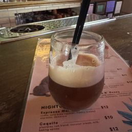 Carajillo espresso cocktail