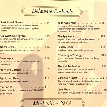The Delaware Restaurant & Bar - Creative cocktail menu - bravo. - New American Near Me - Albany, New York The Delaware Restaurant & Bar - Creative cocktail menu - bravo. - New American Near Me - Albany, New York