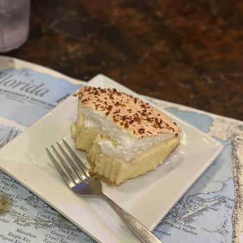 The Fish House - Coconut key lime pie - Seafood Near Me - Key Largo, Florida The Fish House - Coconut key lime pie - Seafood Near Me - Key Largo, Florida