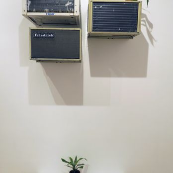 The Bass - Mika Rottenberg; AC Trio; 2015; mixed media including 3 working air condioner units - Venues & Event Spaces Near Me - Miami Beach, Florida The Bass - Mika Rottenberg; AC Trio; 2015; mixed media including 3 working air condioner units - Venues & Event Spaces Near Me - Miami Beach, Florida