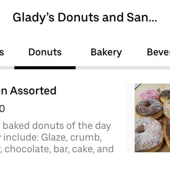 Glady’s Donuts - What they advertise as a random assortment - Donuts Near Me - Bellflower, California