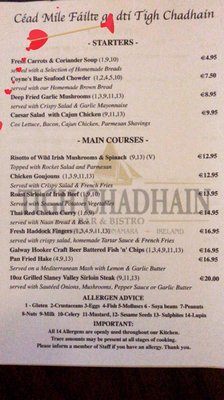 Menu photo 1 Coynes Gastropub Connemara, G Menu photo 1 Coynes Gastropub Connemara, G