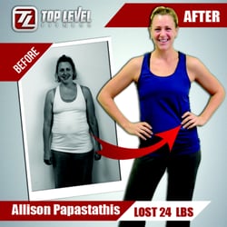 Top Level Fitness - Allison Papastathis' transformation