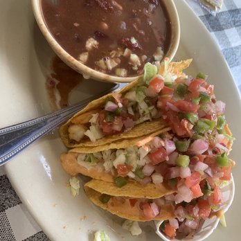 Flying Fish - Shrimp tacos. Oh they were tasty! - Seafood Near Me - Bentonville, Arkansas Flying Fish - Shrimp tacos. Oh they were tasty! - Seafood Near Me - Bentonville, Arkansas