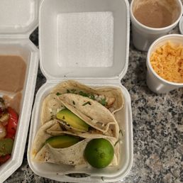 3 Piece Tacos with 1 Side 3 Piece Tacos with 1 Side