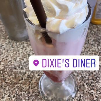 Dixie's Diner - Strawberry milkshake - American Near Me - Idaho Falls, Idaho