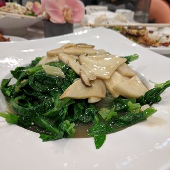 Gou Bu Li - Snow peas leaf with king oyster mushrooms - Chinese Near Me - Toronto, Ontario Gou Bu Li - Snow peas leaf with king oyster mushrooms - Chinese Near Me - Toronto, Ontario