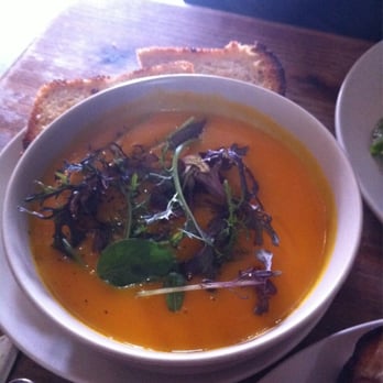 Outerlands - Bff's carrot ginger soup - New American Near Me - San Francisco, California
