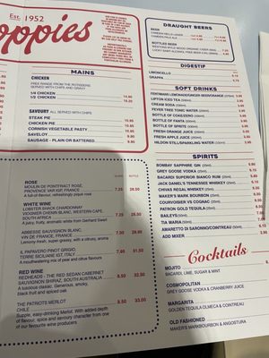 Menu photo 2 Poppies London, XGL Menu photo 2 Poppies London, XGL
