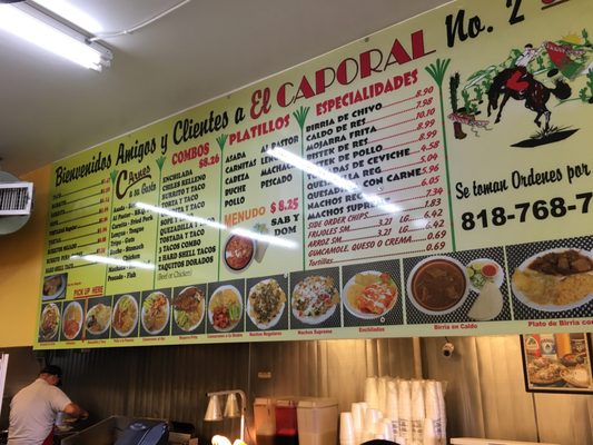 Menu photo 4 El Caporal No 2 Sun Valley, CA