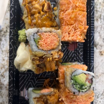 Osaka Japanese Restaurant - Right is the bluegrass roll and left is the kentucky roll - Japanese Near Me - Lexington, Kentucky