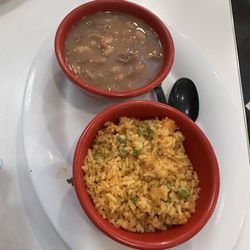 Midland Taco House - Rice & beans