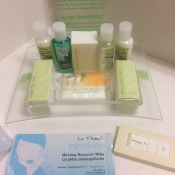 Holiday Inn Vancouver-Centre - Toiletries include: shampoo, conditioner, mouthwash, shoe sponge, soap, vanity kit, shower cap, makeup remover wipe, and a mending kit. - Hotels Near Me - Vancouver, British Columbia Holiday Inn Vancouver-Centre - Toiletries include: shampoo, conditioner, mouthwash, shoe sponge, soap, vanity kit, shower cap, makeup remover wipe, and a mending kit. - Hotels Near Me - Vancouver, British Columbia