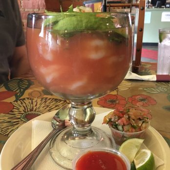 Los Galanes - Large shrimp cocktail - Mexican Near Me - Detroit, Michigan