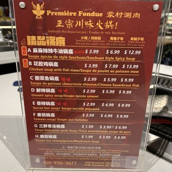 Première Fondue - Hot Pot Near Me - Brossard, Quebec